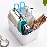 1 x Brand New Hedywei Desk Storage Organizer Art Supply Pencil Makeup Brush Holder Container Box for Office Supplies, Vanity Table, Home - RRP €22.8