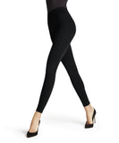 1 x RAW Customer Returns FALKE Women s Leggings Seamless Shaping W LE Opaque Plain Pack of 1 Black Black 3009 M - RRP €65.12