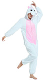 1 x RAW Customer Returns chuangminghangqi Animal Pajamas Unisex Adult Carnival Costume Halloween Pajamas Cosplay Costumes Women Men Animal Tracksuit Pink,M  - RRP €21.53