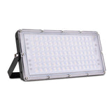 1 x RAW Customer Returns Viugreum 100w LED spotlight, ultra-thin floodlight warm white 3200K, super bright 10000Lm with 105 LEDs Smd 2835 , IP66 waterproof outdoor spotlight for garden, garage, sports field, hotel etc. - RRP €25.79