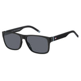 1 x RAW Customer Returns Tommy Hilfiger TH 1718 S Black Grey 56 16 145 Men s Sunglasses - RRP €65.0