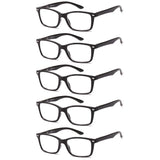 1 x RAW Customer Returns Suertree Pack of 5 Reading Glasses Spring Hinge Visual Aid Eye Optics Glasses Reading Aids for Women Men BM151 3.0x - RRP €22.18