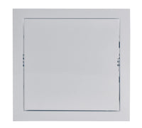 1 x RAW Customer Returns Inspection hatch, 40 x 40 cm, white, sheet steel, 400 x 400 mm - RRP €31.16