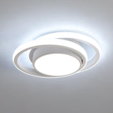 1 x RAW Customer Returns Goeco Ceiling Lamp White Color, 32W 2350LM Modern LED Ceiling Light Round, LED Ceiling Lamp for Bedroom Bathroom Kitchen Aisle Balcony, 6500K Cool White Light - RRP €34.7