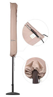 1 x RAW Customer Returns Sekey protective cover for 300 cm parasol, cover for parasol, 100 polyester, taupe - RRP €22.87