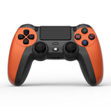 1 x RAW Customer Returns NK Wireless Controller for PS4 PS3 PC Mobile - Wireless Controller with Dualshock, 6-axis detection function, LED light, touch panel, headphone jack, incl. charging cable - Orange - RRP €22.0