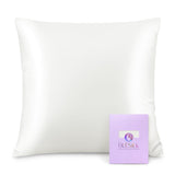 1 x RAW Customer Returns OLESILK Silk Pillowcase Cushion Cover Hair and Skin Care with Zipper 16 Momme 1 Piece Ivory 80x80cm - RRP €42.35