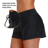 12 x Brand New Women s Swim Shorts Quick Dry Short Swimming Pants Beach Water Sports Board Shorts Black M - RRP €120.84