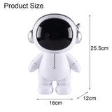 1 x RAW Customer Returns Hosoncovy Astronaut Piggy Bank Money Box Spaceman Money Box Astronaut Figurine Decor Desktop Sculpture Statue Silver  - RRP €23.18