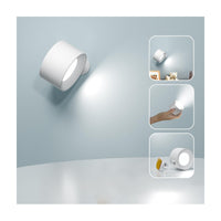 1 x RAW Customer Returns Feallive Indoor Wall Light, Touch LED with USB Charging Port, Touch Control, 3 Brightness Levels, 3 Temperatures, 360 Rotatable, Bedside Lamp for Bedroom - RRP €31.54