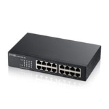 1 x RAW Customer Returns Zyxel 16-Port Gigabit Ethernet Unmanaged Switch - Fanless Design GS1100-16v3  - RRP €59.9