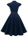 1 x RAW Customer Returns Wedtrend Women s Vintage 50s Rockabilly Party Cocktail Dress S - RRP €34.74