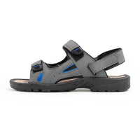 1 x RAW Customer Returns JOMIX Summer Athletic Sandals Men s Velcro Anti-Slip Hiking Sandals Outdoor Beach Travel Trekking Hiking Grey, 45 EU  - RRP €29.7