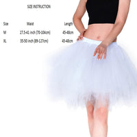 11 x Brand New PhilaeEC Women s Tulle Skirt 50s Rockabilly Petticoat Tutu Underskirt Carnival Costume Short Ballet Dance Dress Ball Gown Evening Dress Cosplay Skirt Underskirt - RRP €303.6