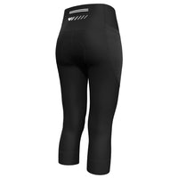 1 x RAW Customer Returns Logas Cycling Shorts Women Padded 3 4 Small Size Cycling Shorts High Waist Cycling Shorts Padded Elastic Cycling Shorts With Pocket XL Black - RRP €30.24