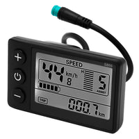 1 x RAW Customer Returns Hsthe Sea E-Bike LCD Display 24V 36V 48V E-Bike Display Meter Control Panel Large Screen IP65 Waterproof for Electric Bicycles Replacement - RRP €28.51