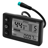 1 x RAW Customer Returns Hsthe Sea Electric Bike LCD Display 24V 36V 48V E-Bike Display Meter Control Panel Large Screen IP65 Waterproof for Electric Bike Replacement - RRP €25.99