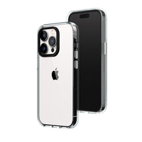 1 x RAW Customer Returns RhinoShield Crystal Clear Case compatible with iPhone 14 Pro Advanced yellowing resistance, high transparency, customizable and transparent protective case - black camera ring - RRP €37.74