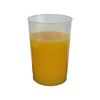 1 x RAW Customer Returns Gastro-Bedarf-Gutheil 40 plastic cups reusable cups 0.2 l transparent 6.8 cm height 9.8 cm made of plastic PP, stable, splinter-free and almost unbreakable, reusable with filling line - RRP €10.0