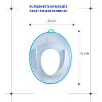 1 x RAW Customer Returns Lama Sam Friends - children s toilet seat - toilet seat for boys and girls - safe non-slip surface Water  - RRP €14.87