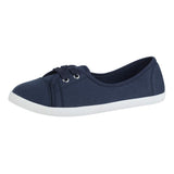 1 x RAW Customer Returns Elara Women s Ballerina Flats Sneaker Lace-Up Chunkyrayan BD1413 Navy-36 - RRP €24.95