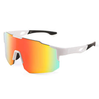 1 x RAW Customer Returns FEISEDY Sports Sunglasses Men Women Cycling Glasses Mirrored Sports Glasses for MTB Road Bike Cycling Biking Running Enduro with UV400 Protection B2388 - RRP €23.56