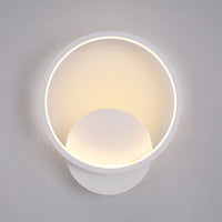 1 x RAW Customer Returns Riserva wall lights LED indoor modern, 12W wall lamp wall lighting round wall spotlights warm white for bedroom living room hallway staircase, white - RRP €24.98