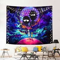 17 x Brand New Rick Morty Tapestry Wall Hanging Tapestry Vintage Bookshelf Wall Cloth Gobelin Tapestry Goa India Hippie Boho Style as Decorative Cloth Bedspread Indian Oriental Psychedelic 200 x 150 cm  - RRP €265.2