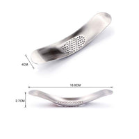 1 x RAW Customer Returns Garlic press made of robust stainless steel, easy to clean - RRP €20.4