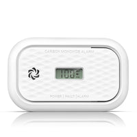 1 x RAW Customer Returns Carbon monoxide detector with LCD display, replaceable battery CO sensor - portable alarm detector for home travel - 10 years protection battery included  - RRP €19.15