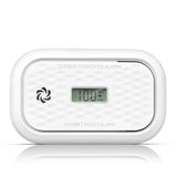 1 x RAW Customer Returns Carbon Monoxide Detector with LCD Screen, CO Sensor and Replaceable Battery - Portable Alarm for Home and Travel - 10 Year Protection Battery Included  - RRP €21.6