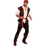 1 x RAW Customer Returns Boland - Costume for adults Pirate Thunder, trousers, shirt, vest, cuffs, captain, Jack, Sparrow, buccaneer, mutiny, carnival, Halloween, Mardi Gras, theme party, disguise, theater - RRP €30.92