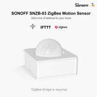 1 x RAW Customer Returns ZigBee motion sensor SONOFF SNZB-03, wireless motion detector. You receive alarms or it triggers the switching on of lights, SONOFF ZBBridge required, batteries are included - RRP €14.99