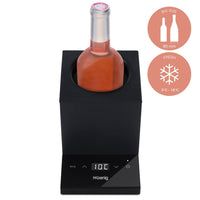 1 x RAW Customer Returns H.Koenig wine cooler LVX26, chiller, white and red wine, ros , champagne, diameter up to 9 cm, temperature adjustable from 5 C to 18 C, digital control, thermoelectric system, 72 W - RRP €115.62