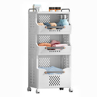 Brand New Pallet - Laundry Basket/ Bathroom Storage with 3 Layers- 32 Items - RRP €2239.68