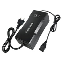 1 x RAW Customer Returns YZPOWER 60 V lead charger suitable for electric wheelchairs, electric motorcycles, electric bicycles with 3-pin plug - RRP €36.38