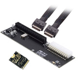 1 x RAW Customer Returns cablecc PCI-E 3.0 M.2 M-Key to Oculink SFF-8611 SFF-8612 Host Adapter for GPD WIN Max2 External Graphics Card SSD - RRP €49.0