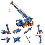 1 x Brand New BOTZEES crane toy for children, construction site, construction machine, construction vehicle, construction crane truck - RRP €36.2