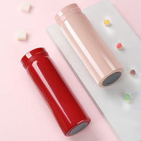 1 x RAW Customer Returns Small Stainless Steel Thermos Bottles - Cute Water Bottle, Vacuum Insulated Bottle for Hot and Cold Drinks BPA Free, Red, 280ml  - RRP €15.99