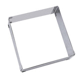 7 x Brand New LBINYLING Baking frame square adjustable, baking frame rectangular adjustable, adjustable size, 5cm high baking frame square stainless steel, cake ring square for the preparation of layer cakes - RRP €77.56