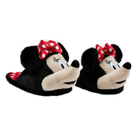 1 x RAW Customer Returns Disney slippers for women - comfortable women s slippers in sizes 34-41 - suitable for teenagers and girls - guest slippers suitable for winter Black Minnie, 38-39  - RRP €22.21