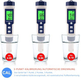 1 x RAW Customer Returns OPSLEA 5 in 1 TDS EC PH Salinity Temperature Meter Digital Water Quality Monitor Tester Digital PH Meter for Pools, Drinking Water, Aquariums - RRP €39.99