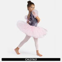 1 x RAW Customer Returns CALZITALY PACK 1 or 2 PAIRS - Girl s Dance Leggings, Classical Dance Leggings, Ballet Leggings, Footless Tights, Black, Pink, 4-6, 8-10, 12-14 Years, 60 Den, Made in Italy 4-6 Years , Rose  - RRP €10.33