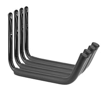 1 x RAW Customer Returns Vlio Wall Hooks Garage Heavy Duty Device Holder Ladder Hooks, Storage Hanger Organizer for Kayaks Ladder Bicycle Canoe Folding Chairs for Protection, Load Capacity 45kg, Pack of 4 - RRP €29.23