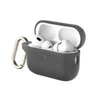 1 x RAW Customer Returns RHINOSHIELD AirPods Case with Carabiner Compatible with Apple AirPods Pro 2 Military Grade Drop Protection, Scratch Resistant, Wireless Charging - Classic Black, Standard Set  - RRP €28.22