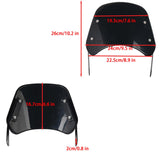 1 x RAW Customer Returns Heigoal For Moto Guzzi V7 V9 V50 Windshield Screen Deflector Cover Protector - RRP €22.61