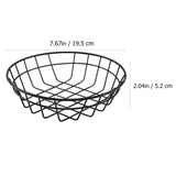 10 x Brand New Angoily 2Pcs Sandwich Baskets Oval Baskets - Retro Style Metal Food Baskets for Serving - Reusable Woven Food Baskets for Hot Dog Hamburger Basket - RRP €192.0