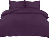 1 x RAW Customer Returns Utopia Bedding Duvet Cover Bed 105 - Microfiber Duvet Cover Set 200x200 cm and 2 Pillowcases 50x75 cm Purple  - RRP €17.12