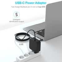 1 x RAW Customer Returns 65W USB C Type C Laptop Charger AC Power Adapter for ASUS UX425 UX435 UX391 Chromebook C302 C302C C302S C403N C423 C213 Zenbook 3 Deluxe UX490 Pro B9440UA and Other Type C Laptops - RRP €19.99