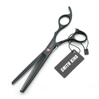 1 x RAW Customer Returns 7.0 inch hair scissors and hair thinning scissors with razor combs in 1 set - RRP €28.22